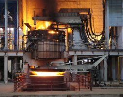 Дуговая сталеплавильная печь 150тн